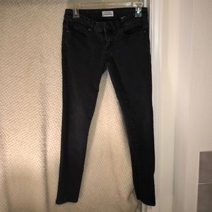 Faded black jeans